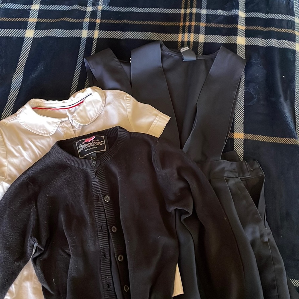 French Toast uniform top and jumpers